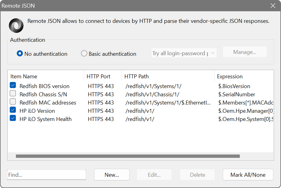 Remote JSON