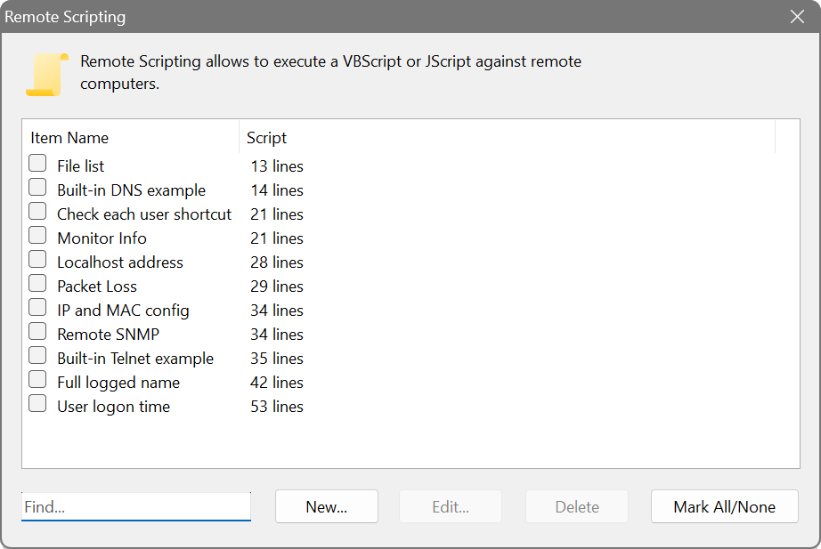 Remote Scripting