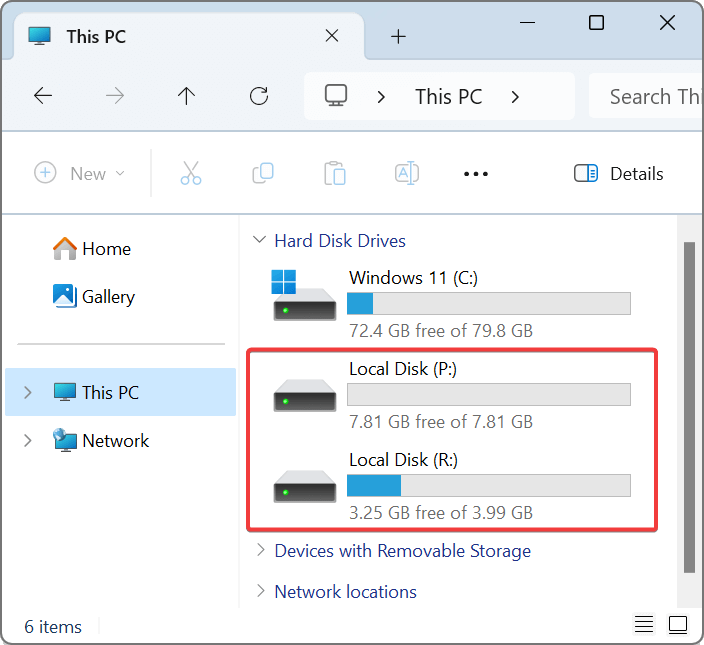 RAM Disks in Explorer