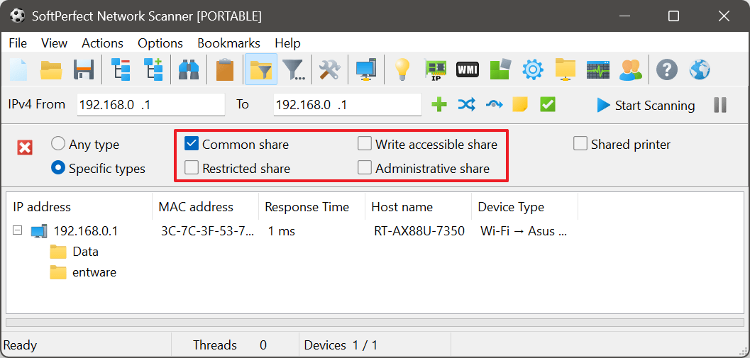SoftPerfect support forum
