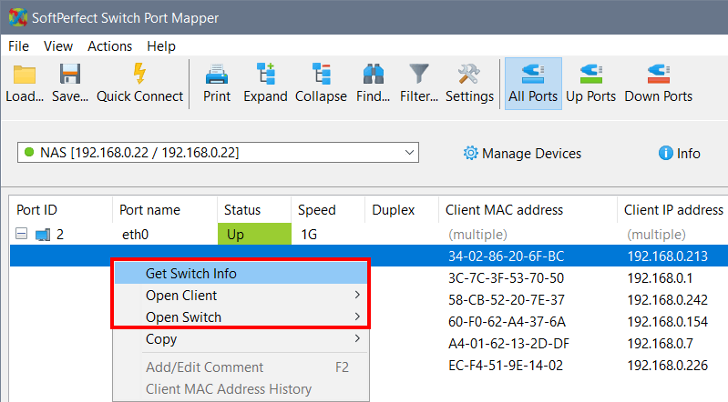 SoftPerfect support forum